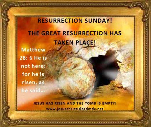 IT'S RESURRECTION DAY!  4/5/15
