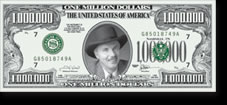 Custom Printed Front Million Dollar Bills