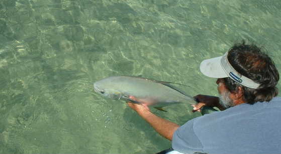Permit fishing in the lower Florida keys