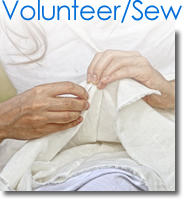 Volunteer to Sew With Tiny Stitches