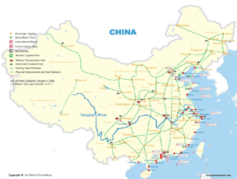 Yangtze River Maps - Jon Monroe Consulting