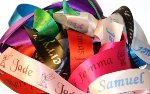 ribbon & bows - printed ribbon, personalised custom ribbon