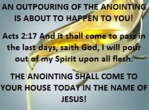 anointing shall