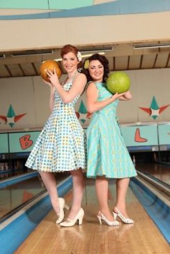 Vintage 1950s-Style Bowling Alley...
