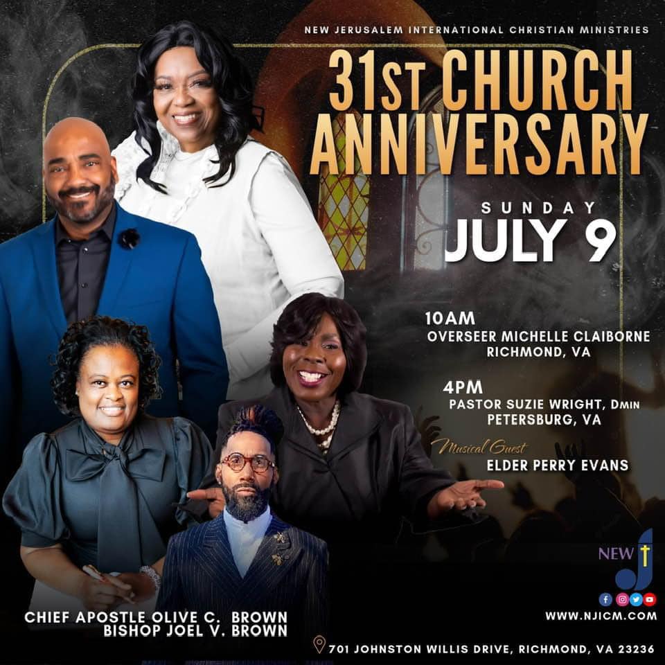 New Jerusalem International Christian Ministries | Richmond, VA | Chief ...