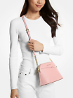 Michael Kors Women Leather Crossbody Handbag Bag Purse Shoulder Messenger Pink $99.99