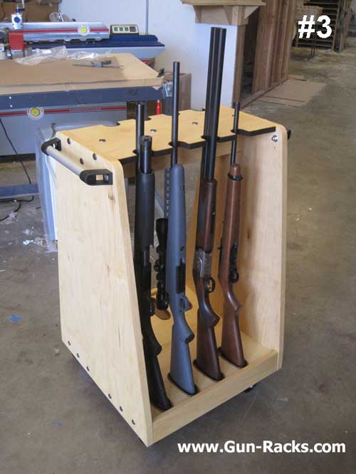 A Frame Style Vertical Gun Rack