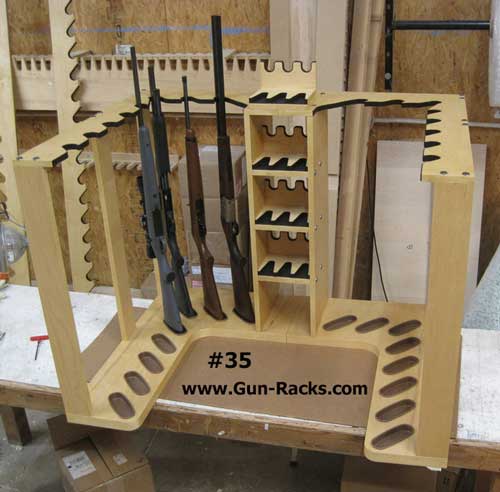 Gun Safe Rack U Shaped Pistols