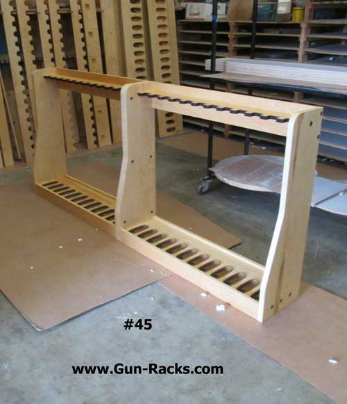 Single Level Vertical Gun Rack DB