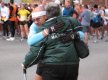 Ramona and Greg prior to the 2007 Marshall U. Marathon