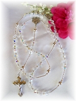 Swarovski Crystal Personalized Name Rosary