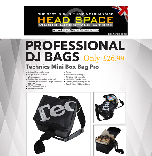 Technics DJ Bags - Head Space Music Lifestyle Store