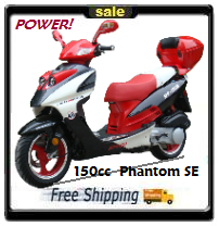 150 Phantom Scooter! - Free Shipping