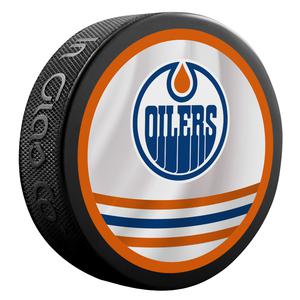 Edmonton Oilers Reverse Retro Puck