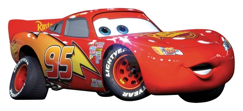 Cars Lightning McQueen Giant Wall Decals - Peel and Stick Decals