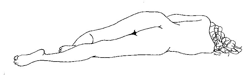 Sketch of Woman Sleeping, by John Entrekin