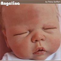 Angelina Doll Kit comes unpainted, but this is an examples of how doll could look after reborning.