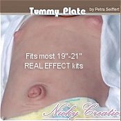 Tummy plate in Real Effect vinyl fits most 19