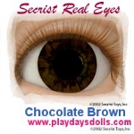 Chocolate Brown Real Eyes Brand Eyes