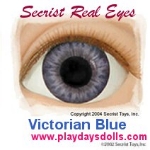 Victorian Blue Real Eyes Brand Eyes