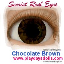 Chocolate Brown Real Eyes Brand Eyes