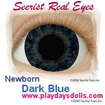 Dark Blue Newborn Eyes by Secrist