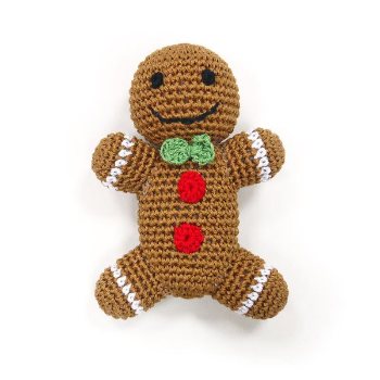 Dogo Gingerbread Man Dog Toy