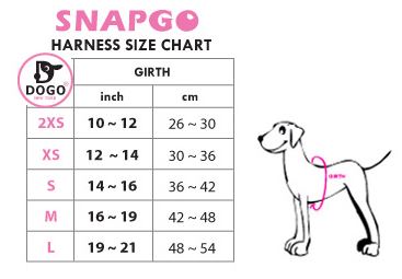 Dogo Snapgo girl dog harness