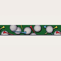  golf balls design on dog lead
