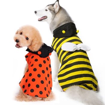 Ladybug Bumblebee Reversible Dog Costume