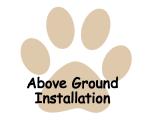 Instructions for Installing the wire of an underground dog fence on top of the ground.
