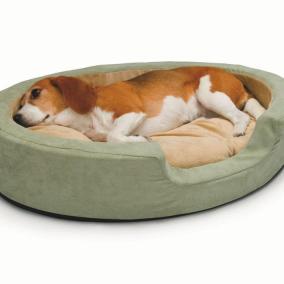 K&H Manufacturing Thermo Snuggly Sleeper Heated Dog Bed