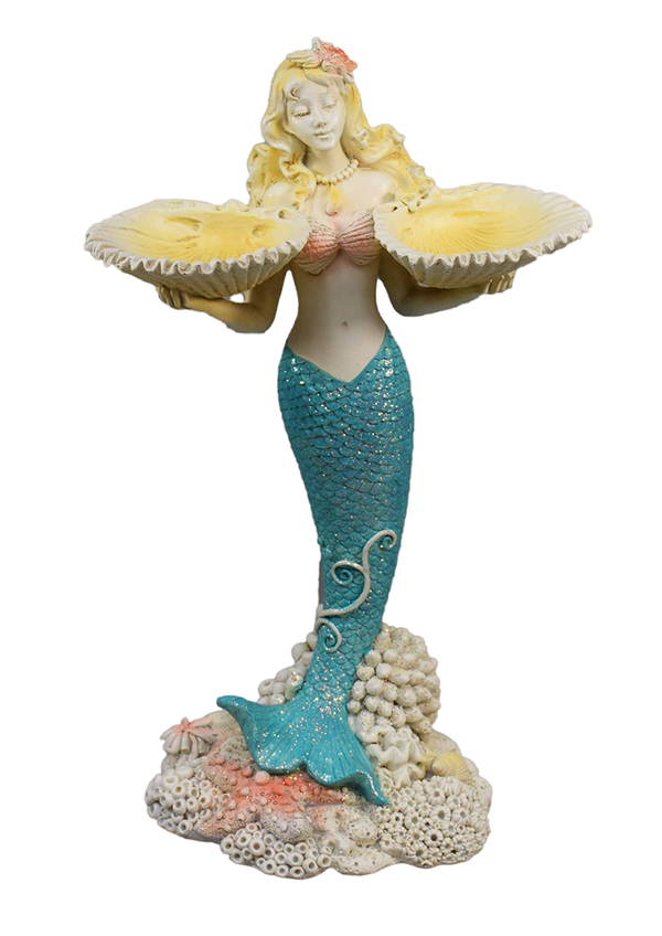 mermaid statue decor