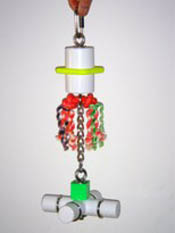 Forever Bird Toys Bell Boy with Hanging Wheel bird toy