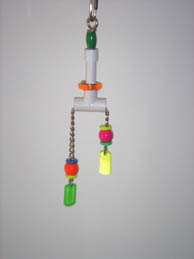 Parrot Party Small Pull-Thru Bird Toy