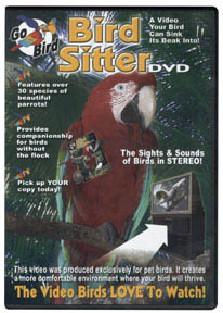The Bird Sitter DVD for pet birds