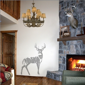 Sj Home Interiors And Wall Decor Sudden Shadows Deer