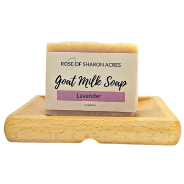 Lavender Goat Milk Soap - Rose of Sharon Acres