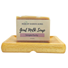 Simple Purity Goat Milk Soap - Rose of Sharon Acres