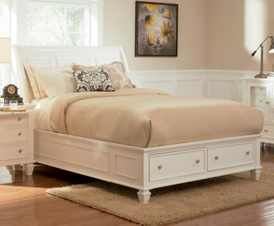 Sandy Beach Bedroom - Affordable Queen Size Beds - Discount Bedroom Furniture - Queen Platform Bedroom Sets - LaPorta Furniture Company - Online Discount Furniture Store
