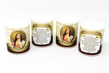 Votive Candle's Sacred Heart of Jesus.