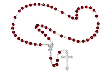 Birthstone Rosary Beads - January