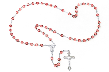 Birthstone Rosary Beads - October.