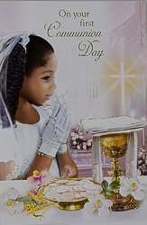 First Holy Communion Card.