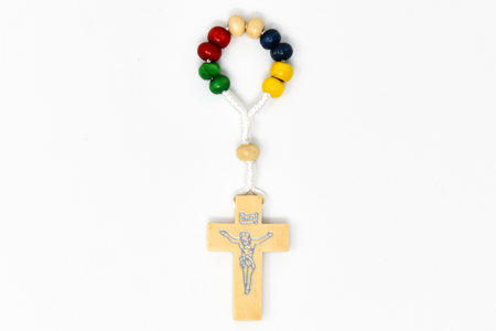 Finger Missionary Rosary Ring.