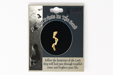 Footprints in the Sand Brooch.
