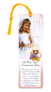 Girl's Communion Bookmark.