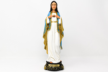 Immaculate Heart of Mary Resin Statue.