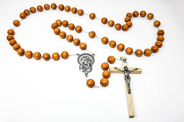 Large Wooden Wall Rosary Beads.