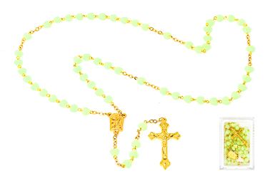 Luminous Heart Rosary Beads.